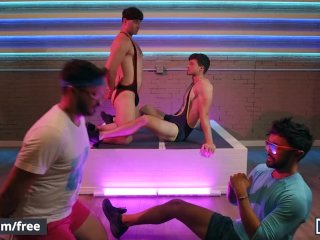 Men - Finn Harding Puts Michael Boston In Front Of The Class So He Can Have A Good View Of His Dick