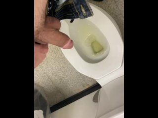 pov, 60fps, urinal, piss