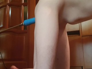 machine, anal toys, european, anal dildo ride