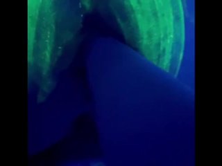 Anal Fisting my Husband in Blacklight