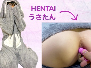 HENTAI Training for my Girlfriend Wearing Rabbit Cosplay Night Wear