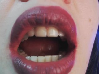 fetish, spit in mouth, big boobs, asmr moaning