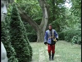 Dirty slut rides a hard cock while getting her face fucked