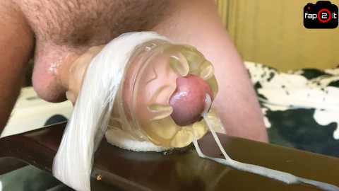 Orgasme Guy intense tout en baisant Fleshlight avec des gémissements et Dirty Talk jusqu’à ce que grosse éjaculation - 4K