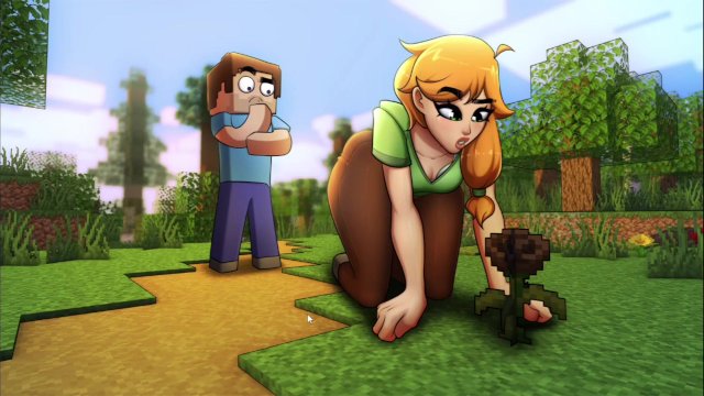 porn video thumbnail for: HornyCraft Alex Game Gallery