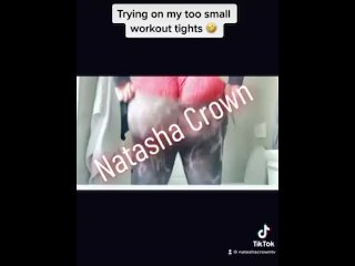 Natasha Crown - Squezzing into too Small Pants!