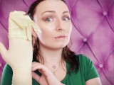 ASMR: gloves fetish. Double latex gloves. Arya Grander. (SFW)