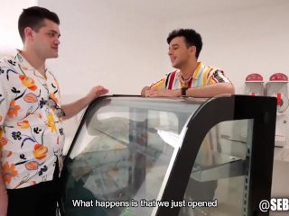 he fucks the guy from the store too hard