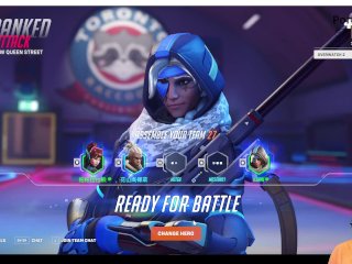 overwatch, point of view, arab, mother