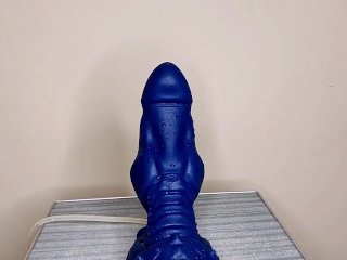Dragon Dildo gift Unboxing and Riding