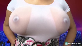 Nancy Navarro Jiggles Her Big Tits