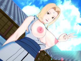 milf, hentai naruto, 綱手, pov