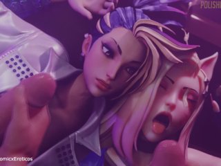 Awesome Porn Animation from Blender! Jill, LoL_and More!