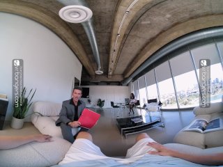 VR Bangers Petite asian assitant Mina Luxx fucks to keep her job VR Porn