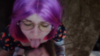Fucked a hungry neighbor for food. Dialogues. swallowed cum