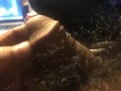 My first for 31st Jan. Massaging my deck so close to your face