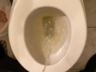 POV Uncut Cock Morning Piss