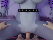 Preview 1 of White guy fuck pussy a Roxanne Wolf in a missionary position Five Nights at Freddy's Creampie Cum