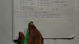 Equação quadrática matemática parte 5