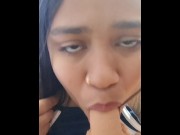 Preview 1 of Ebony sucking your dick, give me your cum