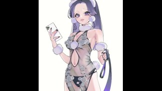 照焼ささみ　イラストメイキング動画　🍑ちゃん　ピンクブルー