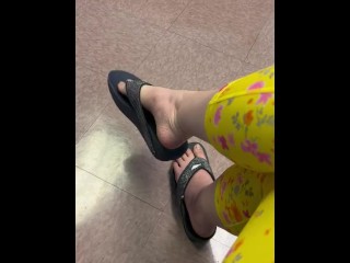 Flip Flop Dangling in Public