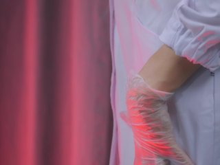 MEDICINE FOR THE PATIENT. nurse plays with pussy.