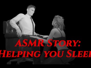 ASMR Story: Helping you go to Bed while i'm away for Business