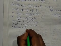 Quadratic Equation Math Part 6