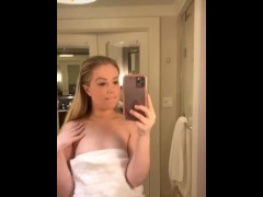 Am I gonna drop the towel??