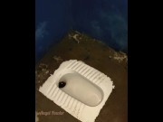 Preview 2 of Girl pisses in the street toilet of the tourist site of ​​Tibet. Tiktok