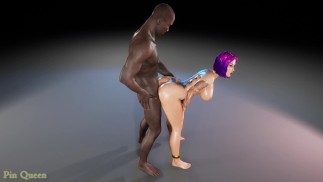 Big Black Cock Fucked MILF Wild Life