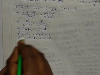 Quadratic Equation Part 8