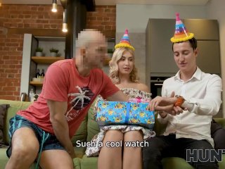 HUNT4K.  has penis in the tushy but her husband gets money