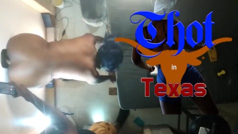 Thot in Texas - Interracial Fuck At the Gloryhole