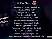 Preview 2 of Big ass Spider Gwen having rough sex (Part 2) - SweetDarling