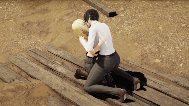 Mikasa x Historia Agony Kisses
