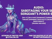 Preview 1 of Audio: Sabotaging Your Sexy Sergeant’s Power Suit