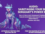 Preview 2 of Audio: Sabotaging Your Sexy Sergeant’s Power Suit