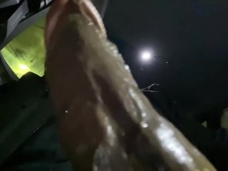 monster bbc, solo male, car masturbation, masturbation