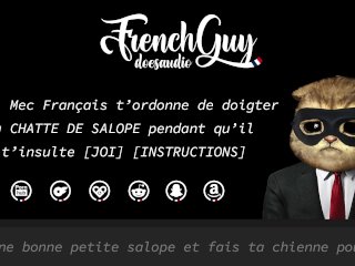 french audio, insulte en francais, maledom, role play