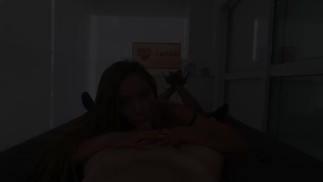 POV - Die straffe, fitte junge Latina-Hure Fabiana wird genagelt