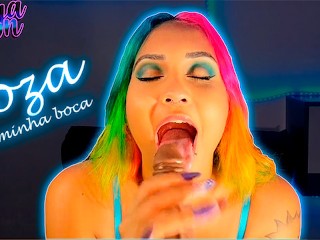 Punheta Guiada - Vem Gozar Na Minha Boca