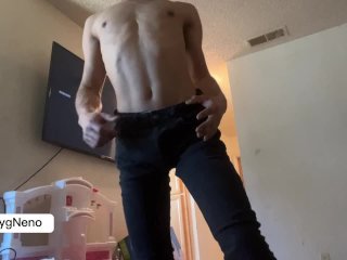 Hot 18 year old boy behaving naughty