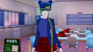 Hentai Jolyne Kujo Jolyne krijgt een geweldige neukkantine Jojo Bizarre Avontuur Anime 3D