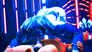 Cortana usa sua buceta careca para foder um jogador profissional de Halo