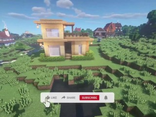 Cómo Construir Una Casa De Madera Moderna En Minecraft