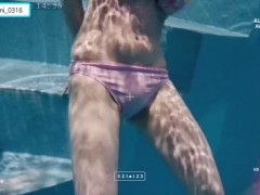 【水中カメラ】水着のクロッチ部分アップ　日本人　素人　Japanese Amateur