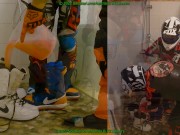 Preview 5 of MX Gear, Snowboard boots and slime (preview)- full video on OF