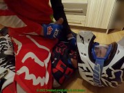 Preview 4 of Cumshot on BFs face in MX Gear